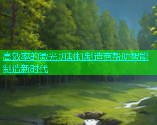 高效率的激光切割机制造商帮助智能制造新时代(图2)