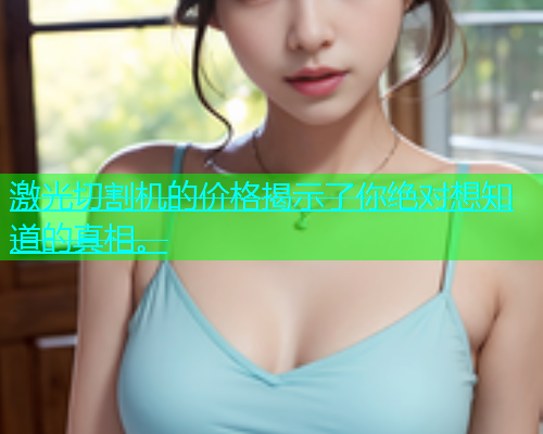激光切割机的价格揭示了你绝对想知道的真相。(图1)
