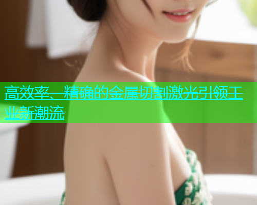 高效率、精确的金属切割激光引领工业新潮流(图1)